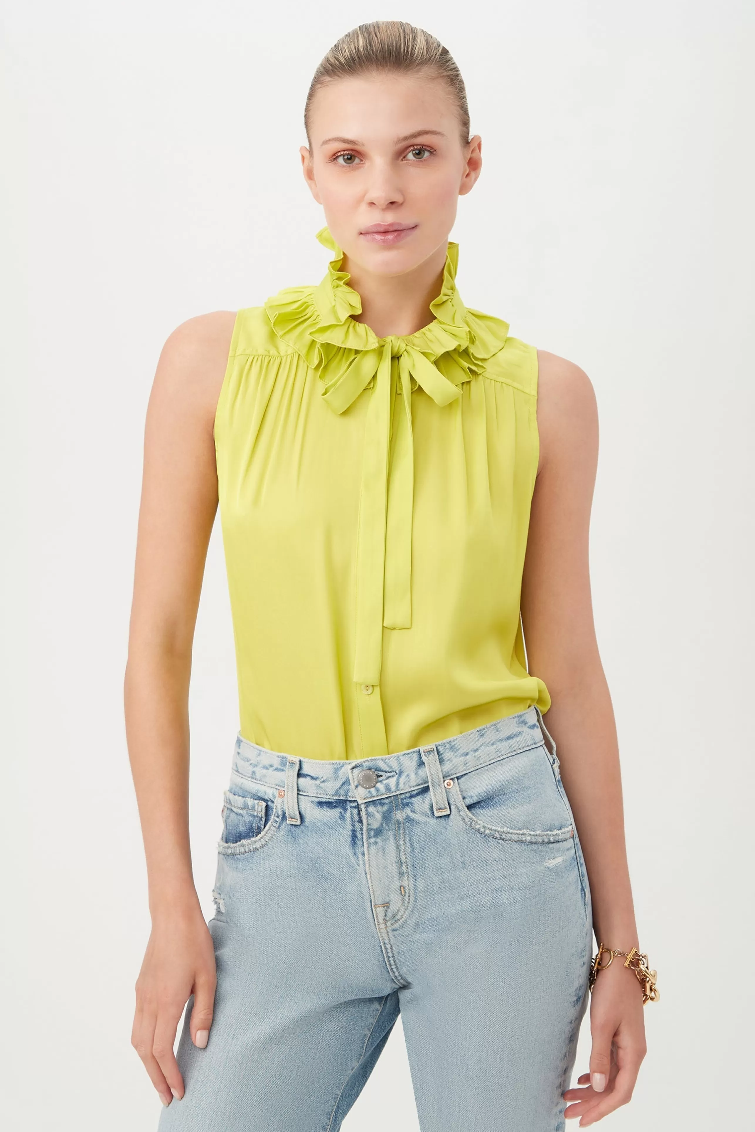 TRINA TURK Tops^Cinzia Top In Lime *Final Sale*