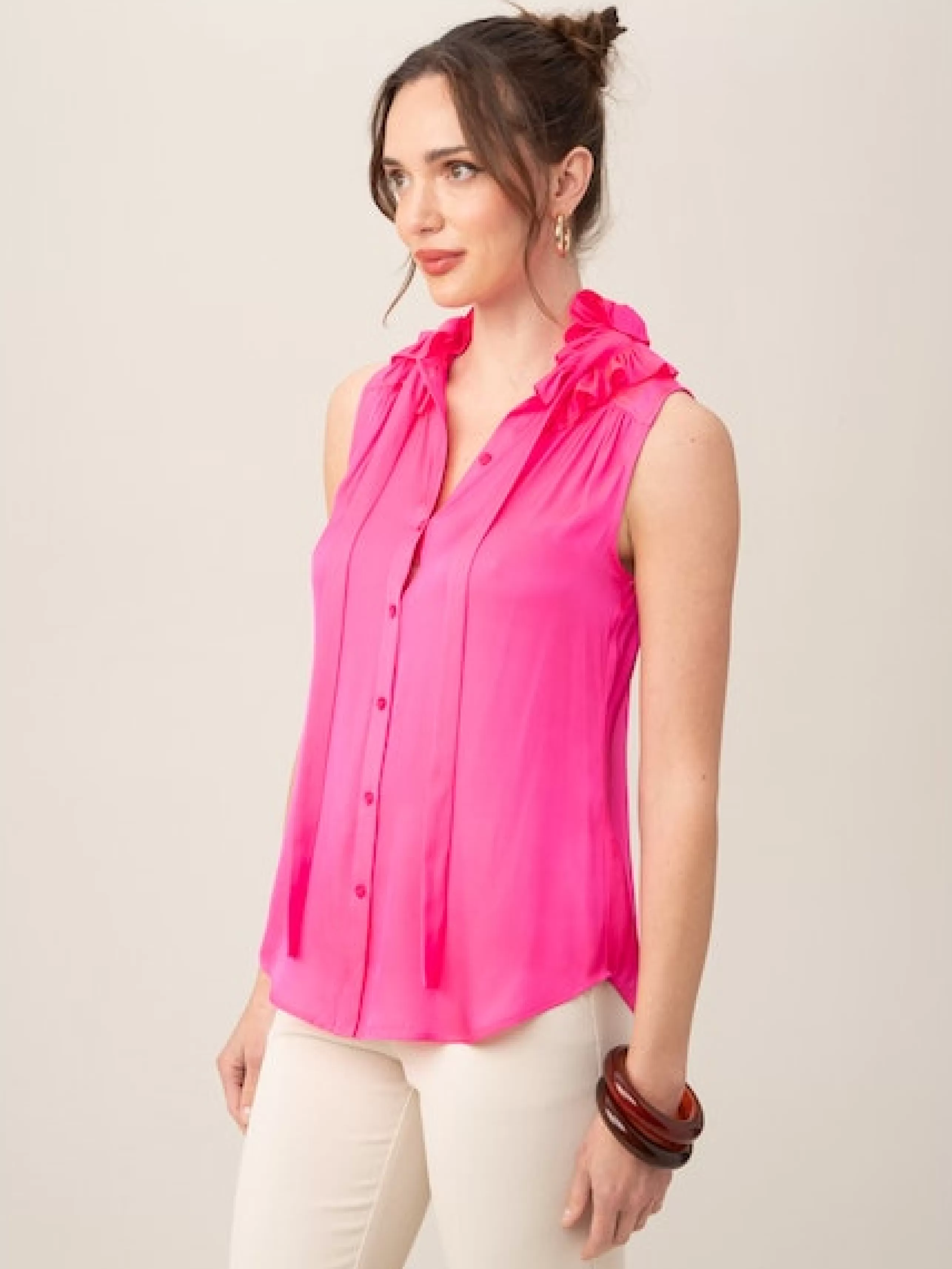 TRINA TURK Tops^Cinzia Top In Pink *Final Sale*