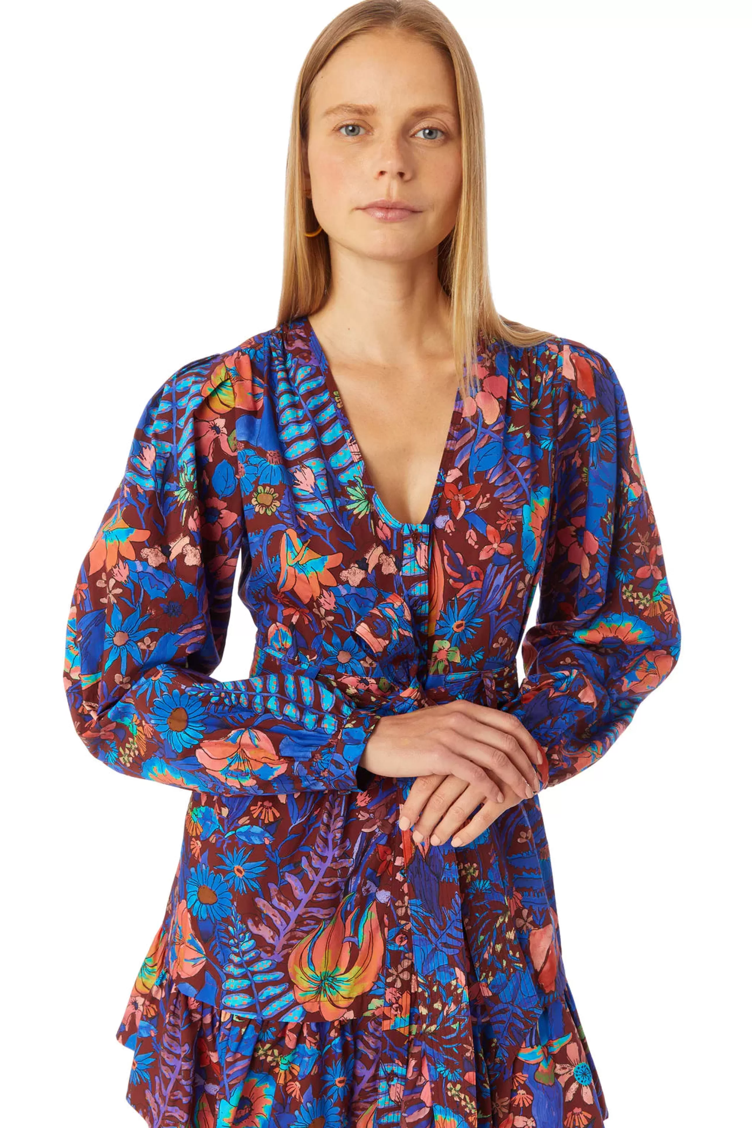 MARIE OLIVER Dress Shop^Dedra Dress In Peacock Floral