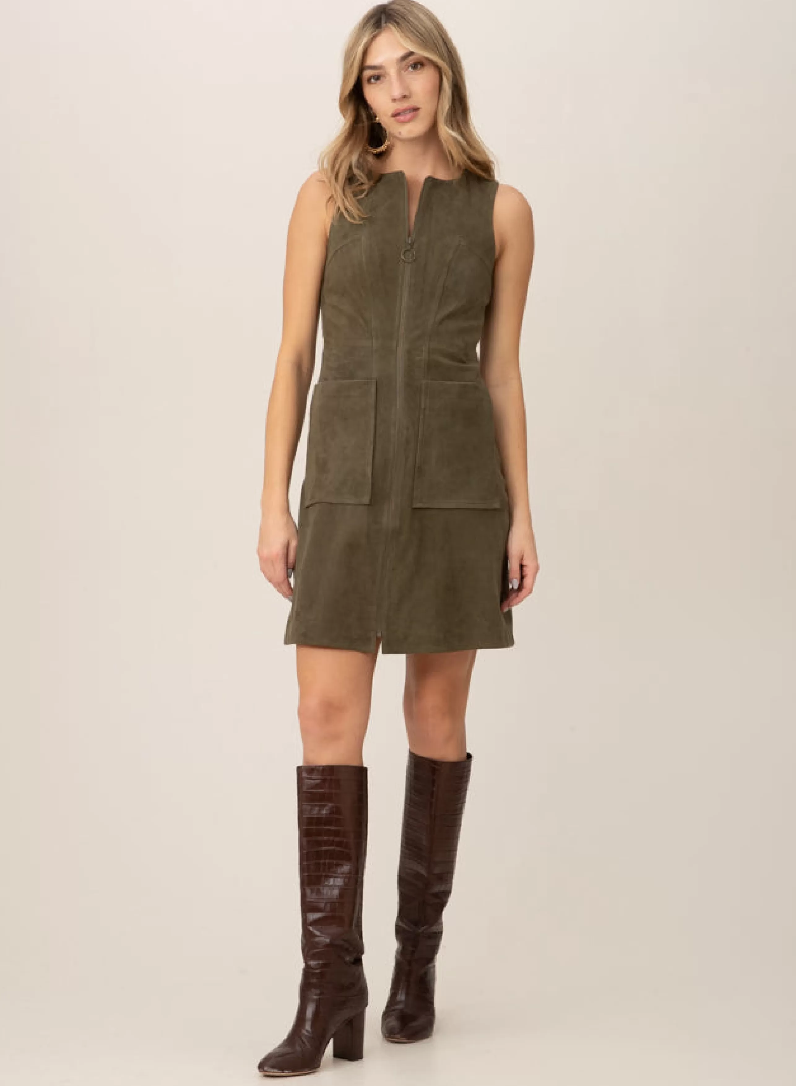 TRINA TURK Dress Shop^Downtown Dress In Dark Olive