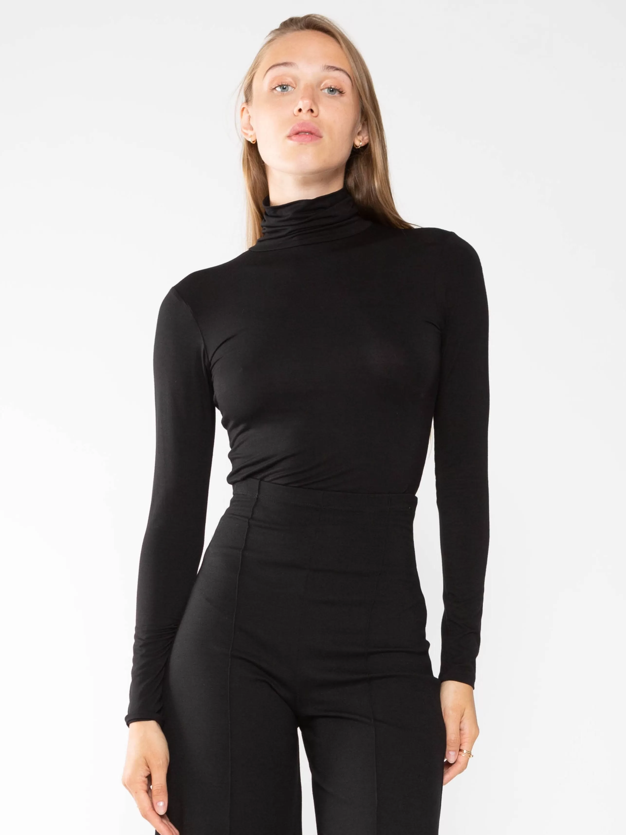 RIPLEY RADER Matching Sets^Long Sleeve Turtleneck Top In Black