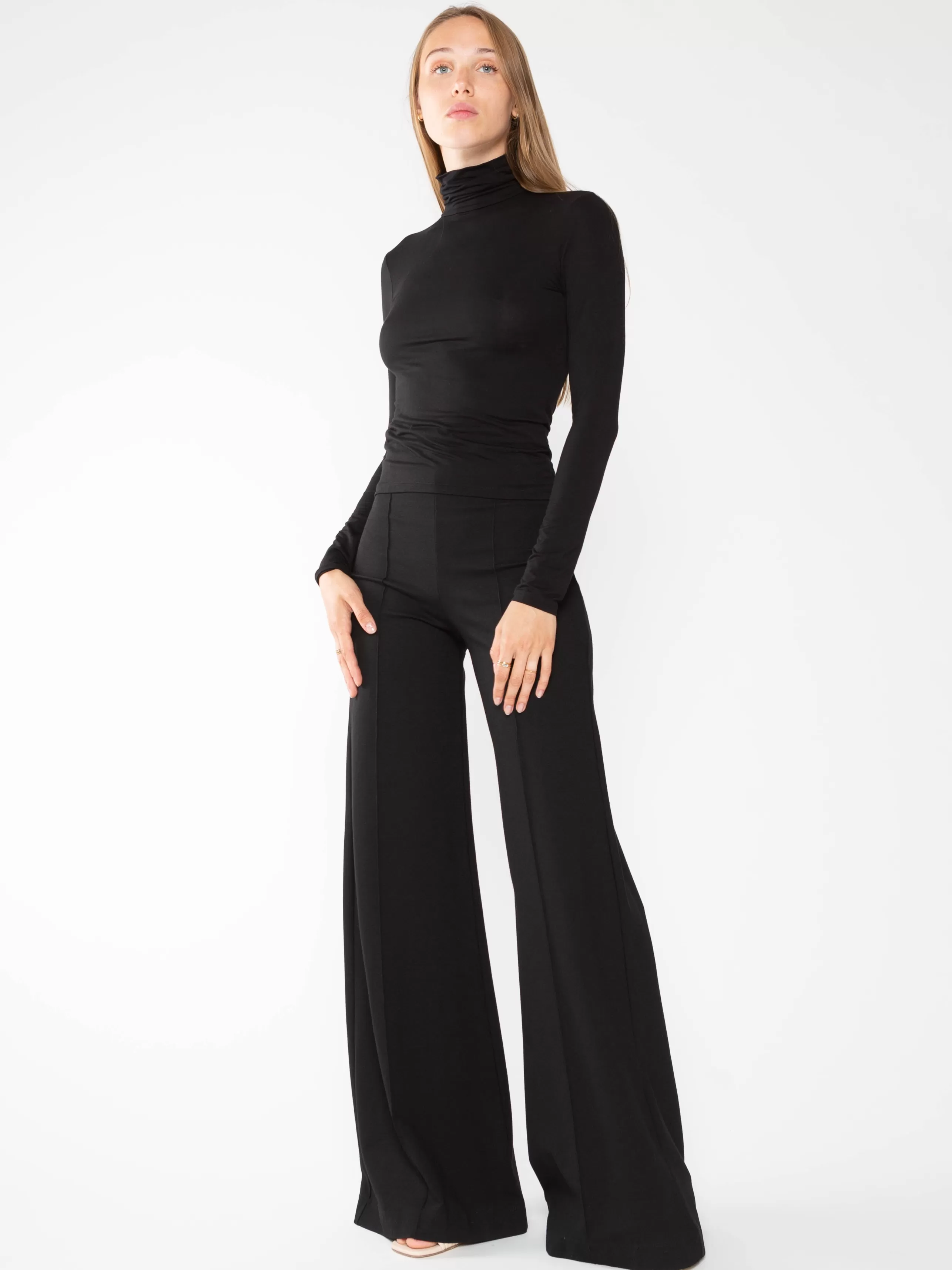 RIPLEY RADER Matching Sets^Long Sleeve Turtleneck Top In Black