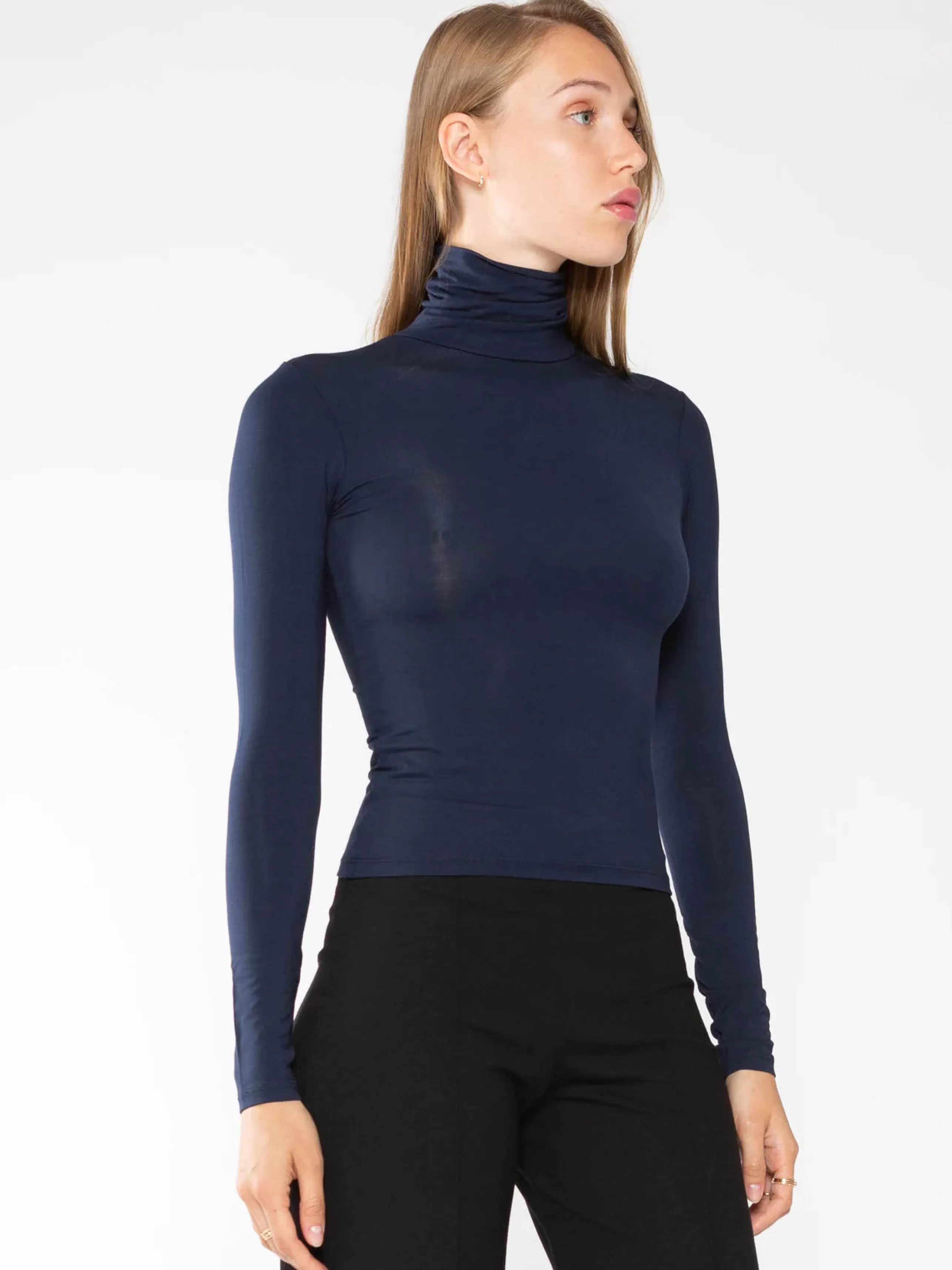 RIPLEY RADER Matching Sets^Long Sleeve Turtleneck Top In Navy