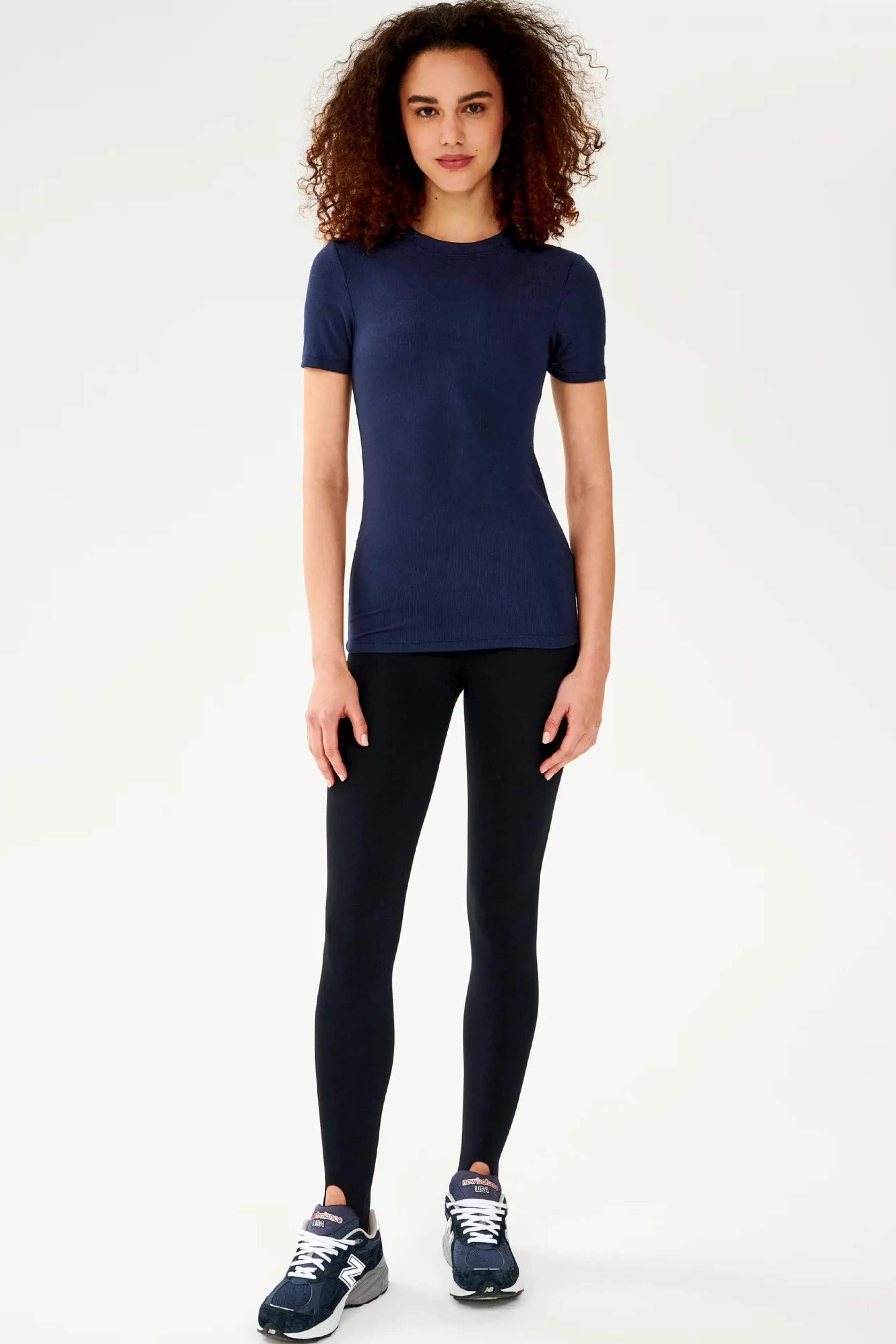 SPLITS59 Matching Sets^Louise Rib Tee In Indigo