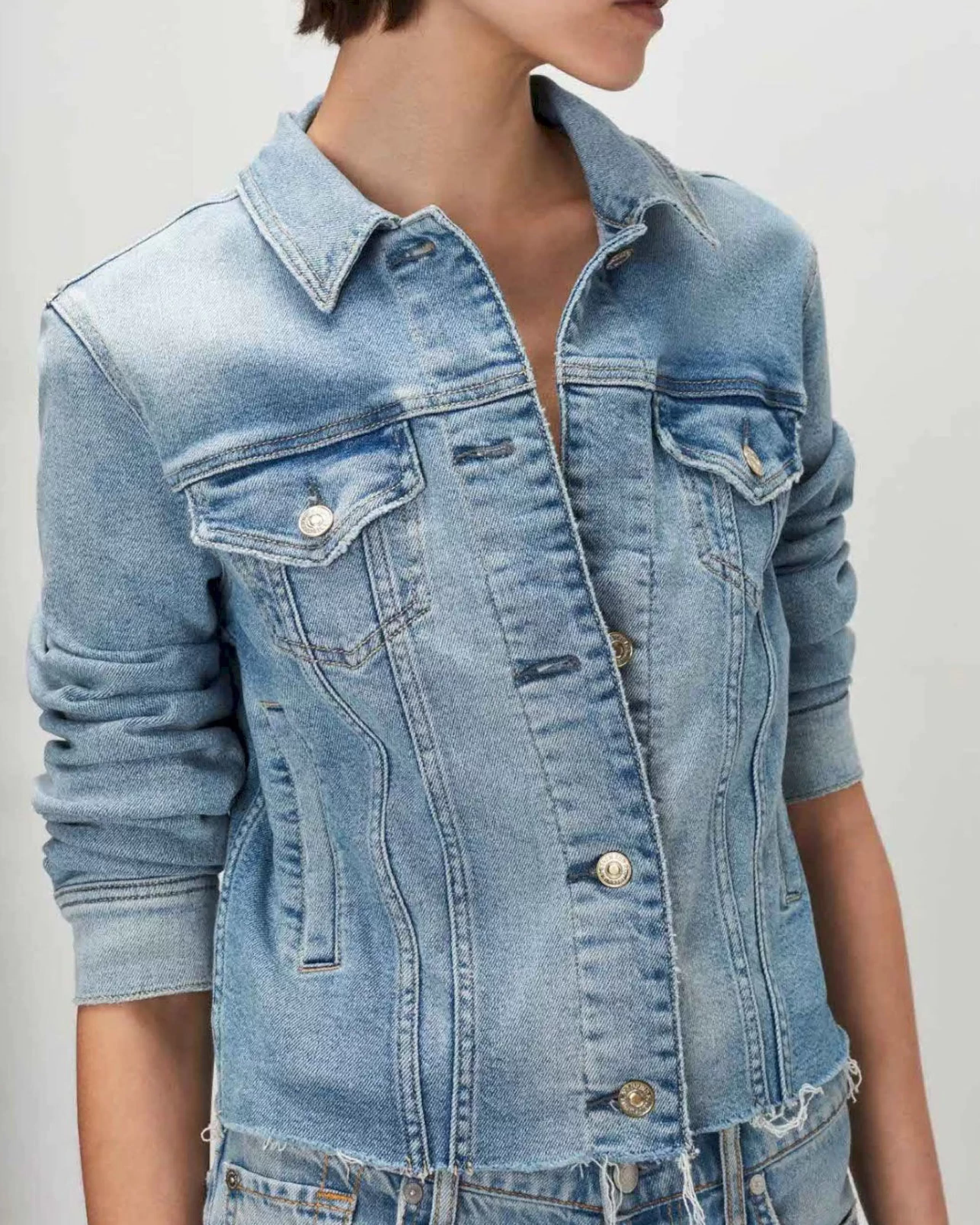 SEVEN JEANS Outerwear^Luxe Vintage Classic Trucker Jacket In Floral