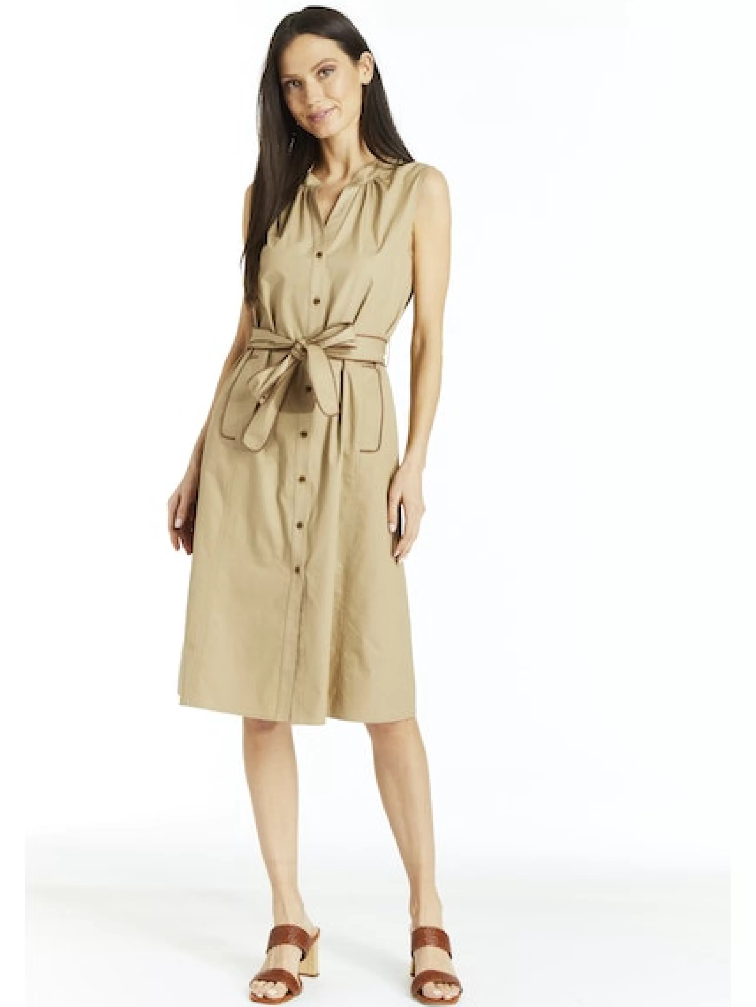 DREW Dress Shop^Madison Dress In Khaki