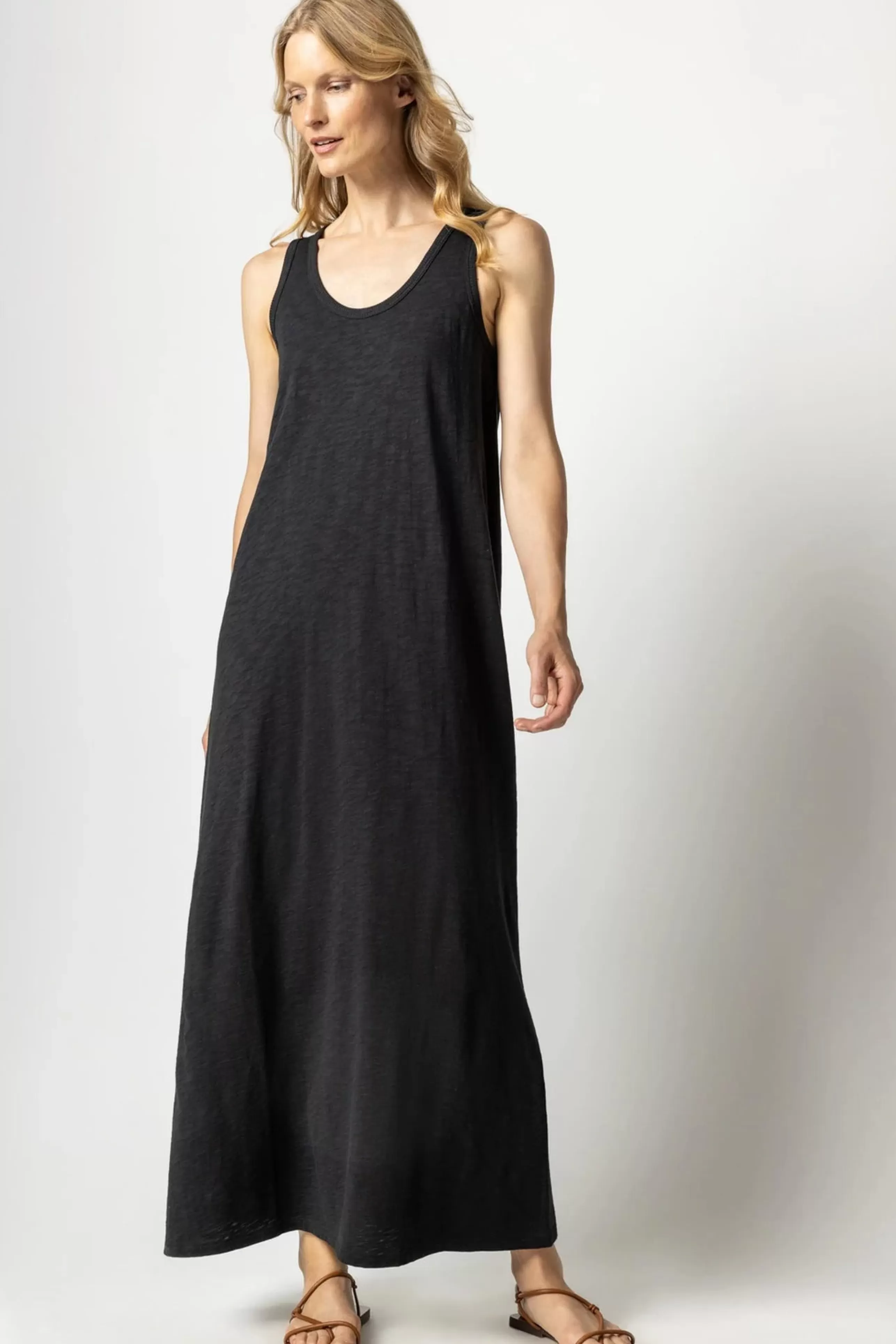 LILLA P Dress Shop^Maxi Tank Dress In Black