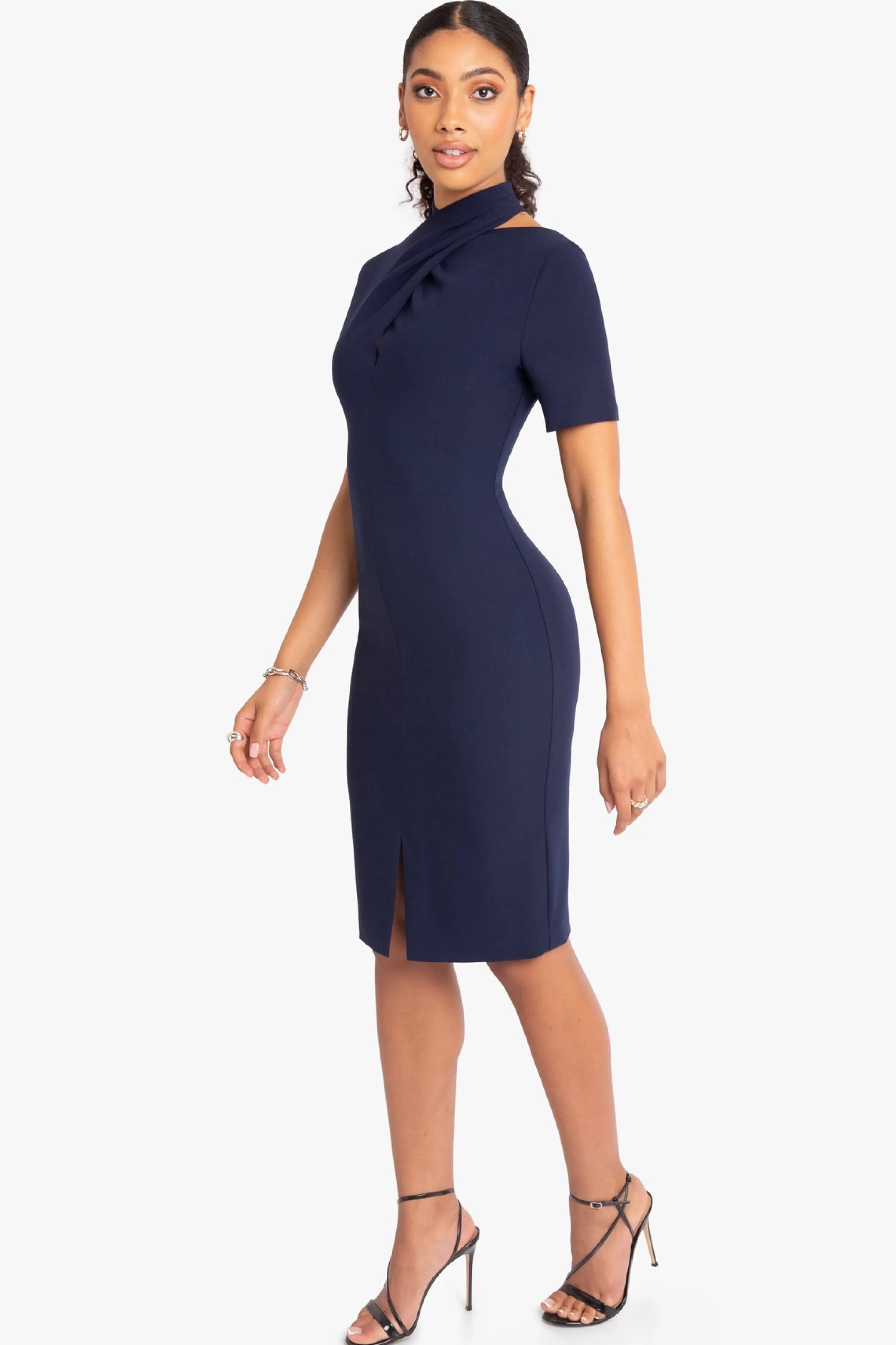 BLACK HALO Dress Shop^Mercer Sheath Dress In Navy