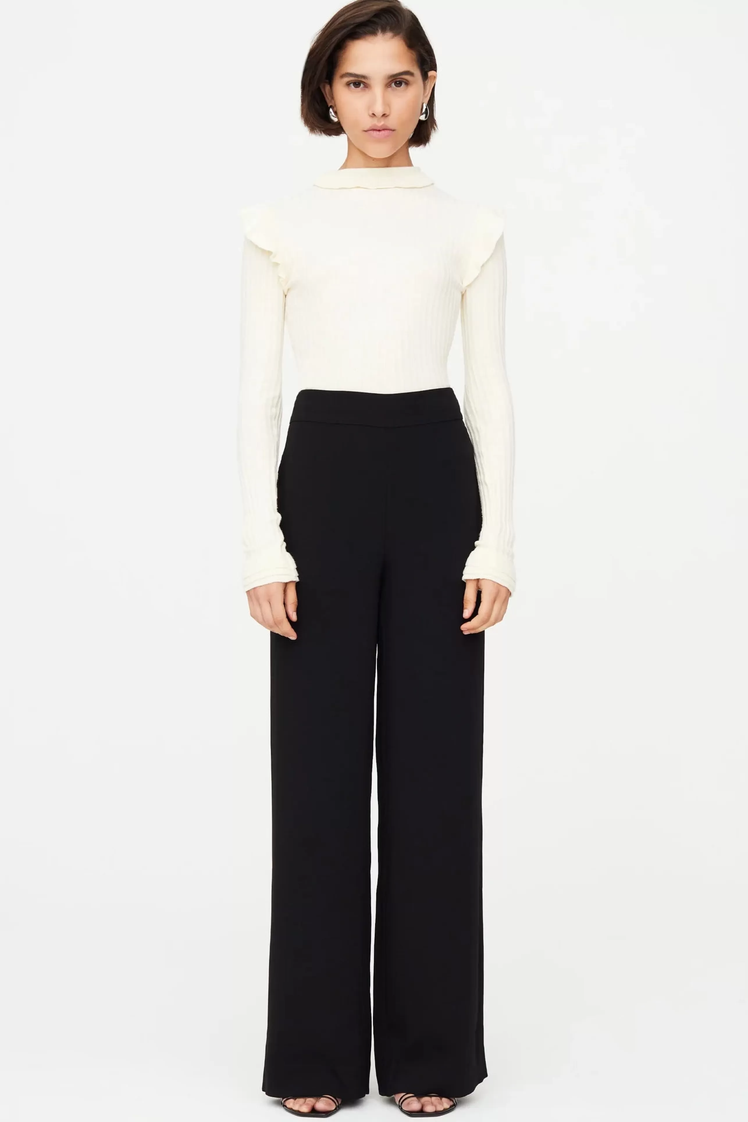 MARIE OLIVER Bottoms^Mia Straight Pant In Black