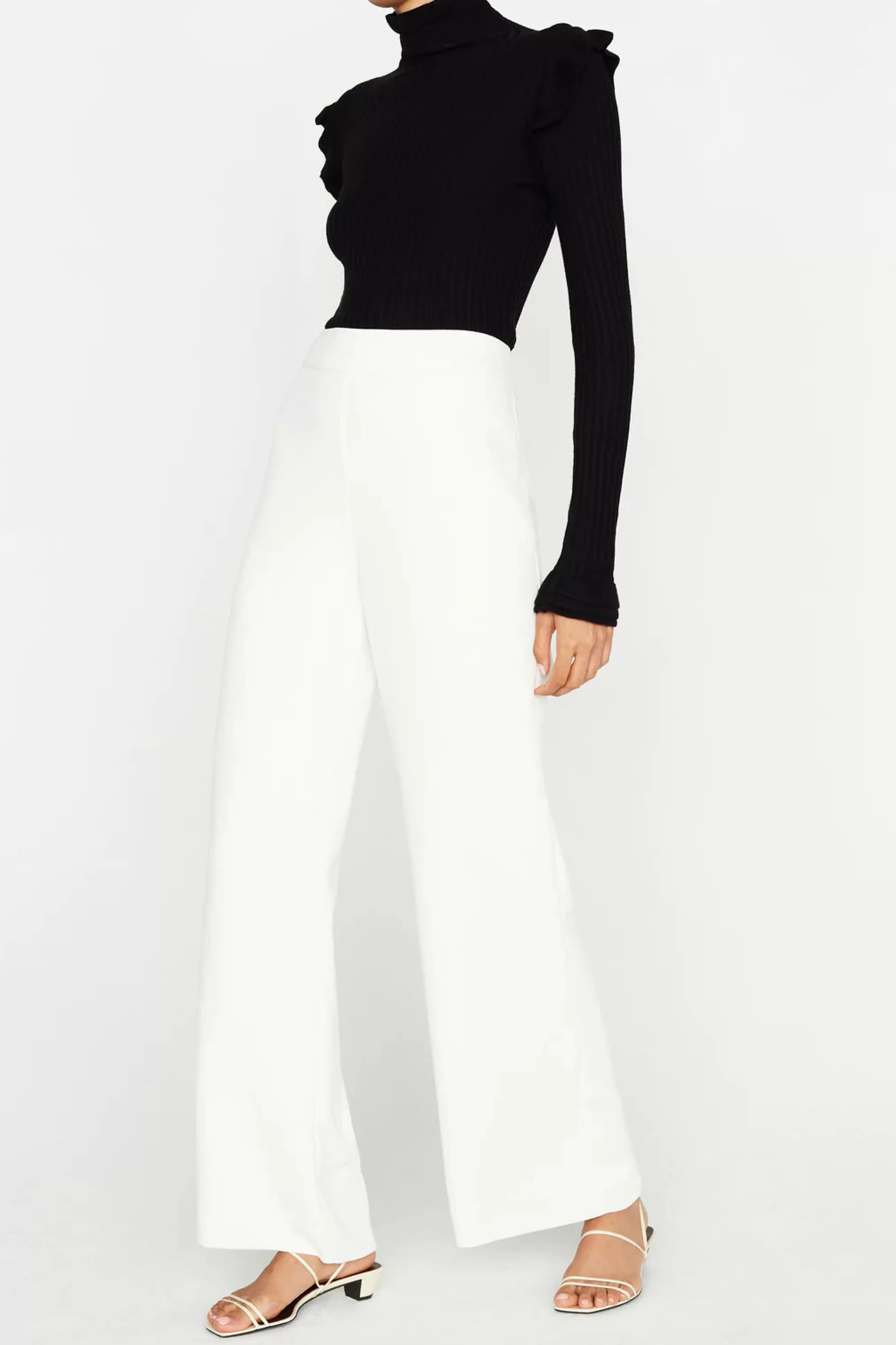 MARIE OLIVER Bottoms^Mia Straight Pant In Bone