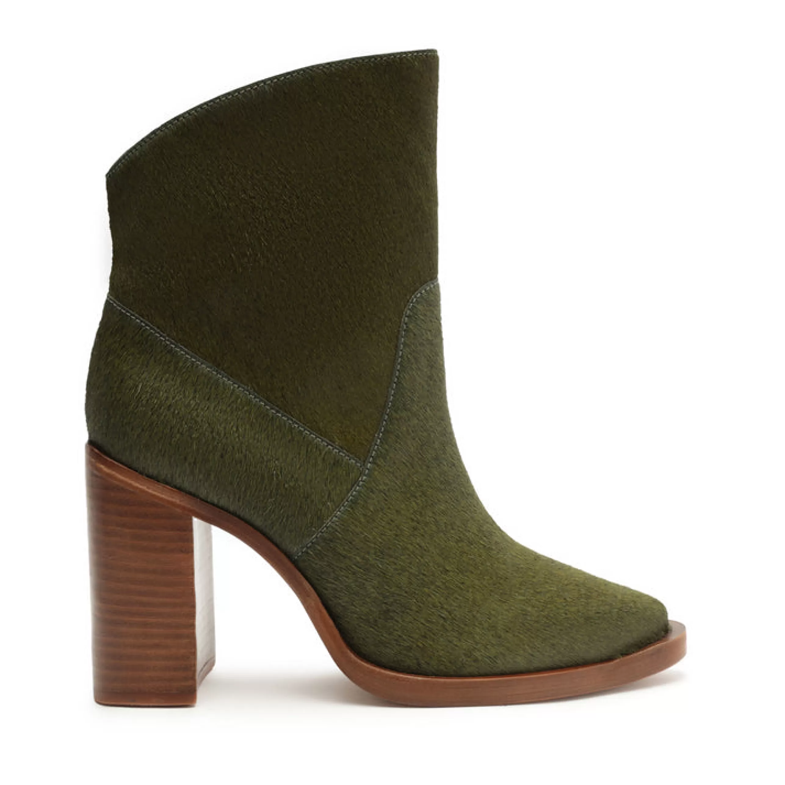 SCHUTZ Boots And Booties^Misty Calf Hair Bootie In Matcha