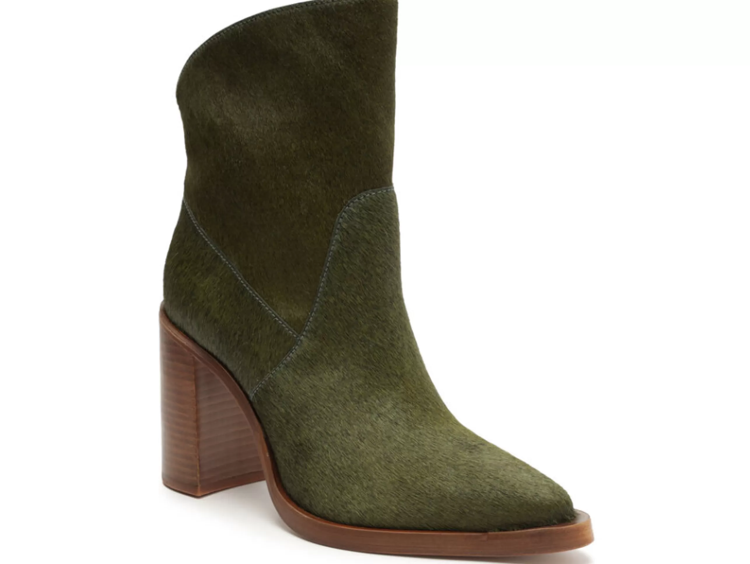 SCHUTZ Boots And Booties^Misty Calf Hair Bootie In Matcha