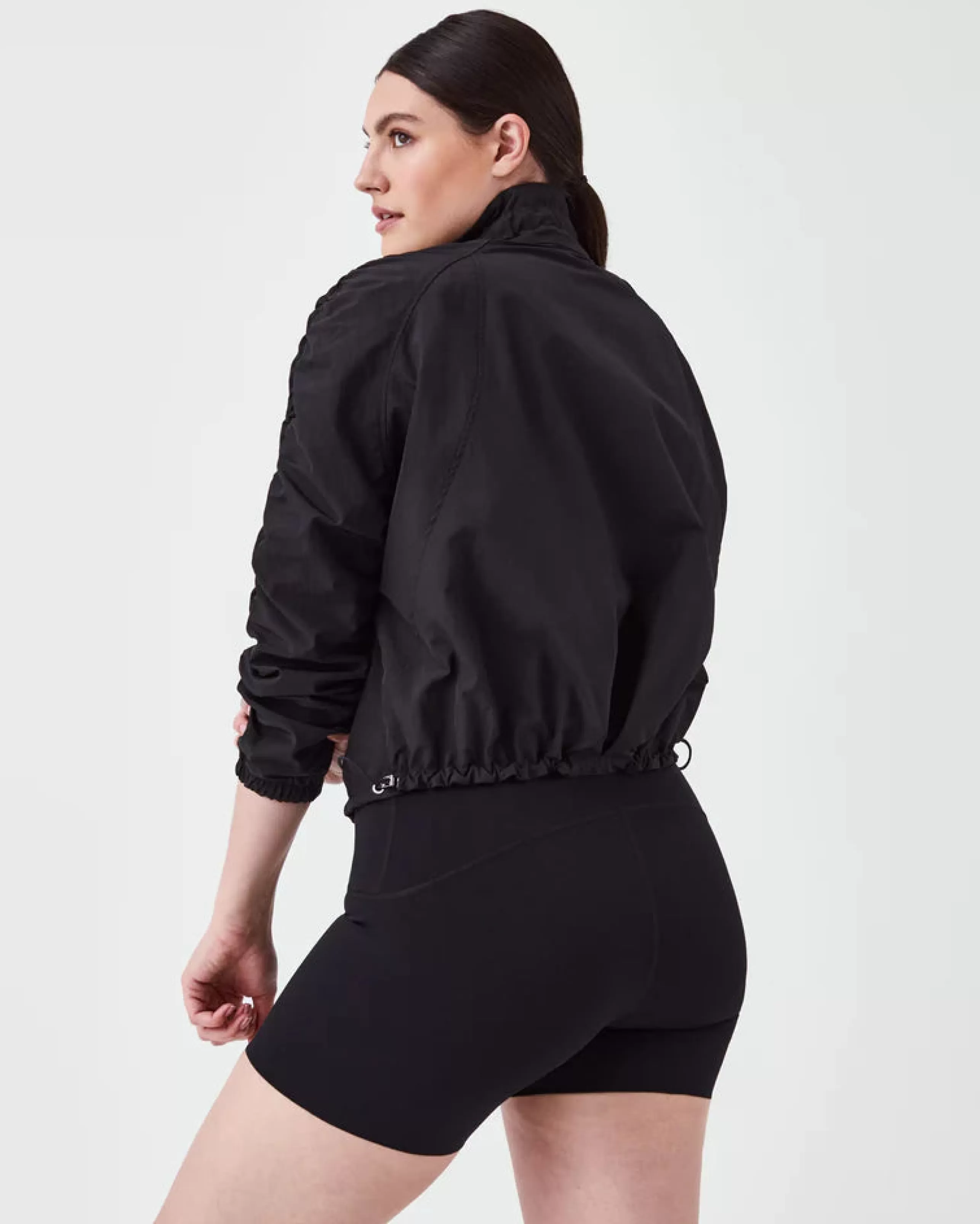 SPANX Athelisure^Organza Windbreaker In Black