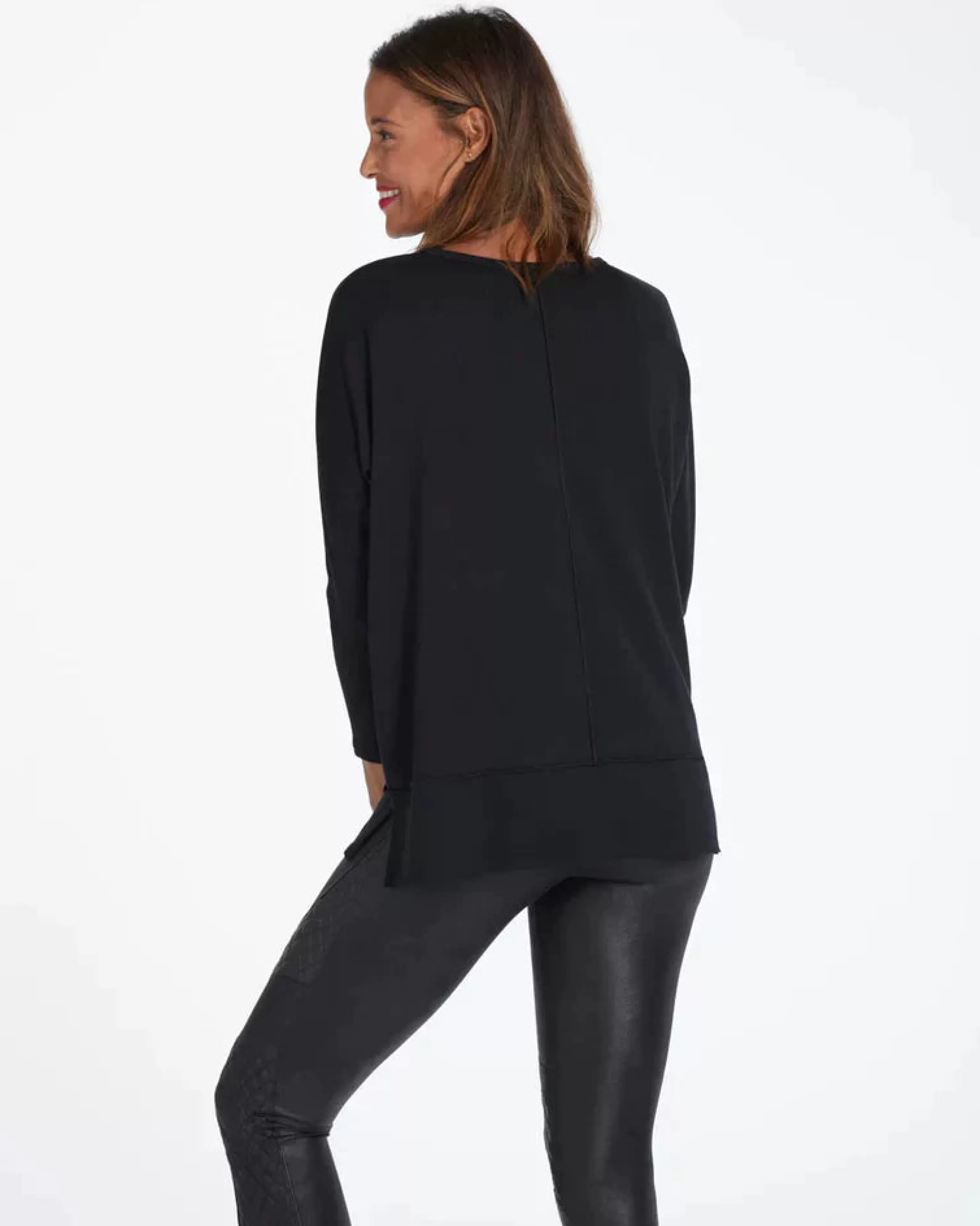 SPANX Tops^Perfect Length Dolman Sleeve Top In Very Black