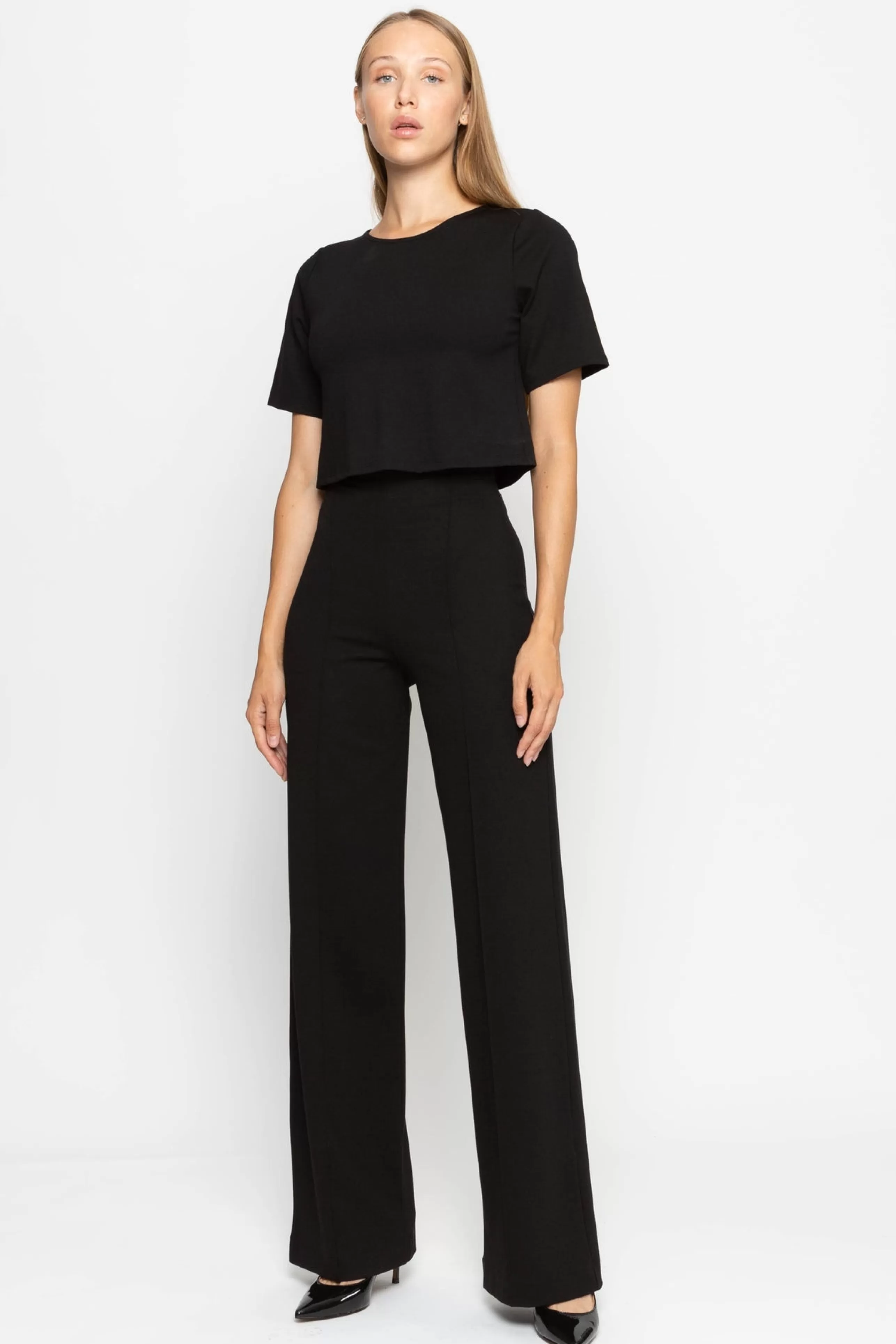 RIPLEY RADER Matching Sets^Ponte Knit Straight Leg Pant In Black