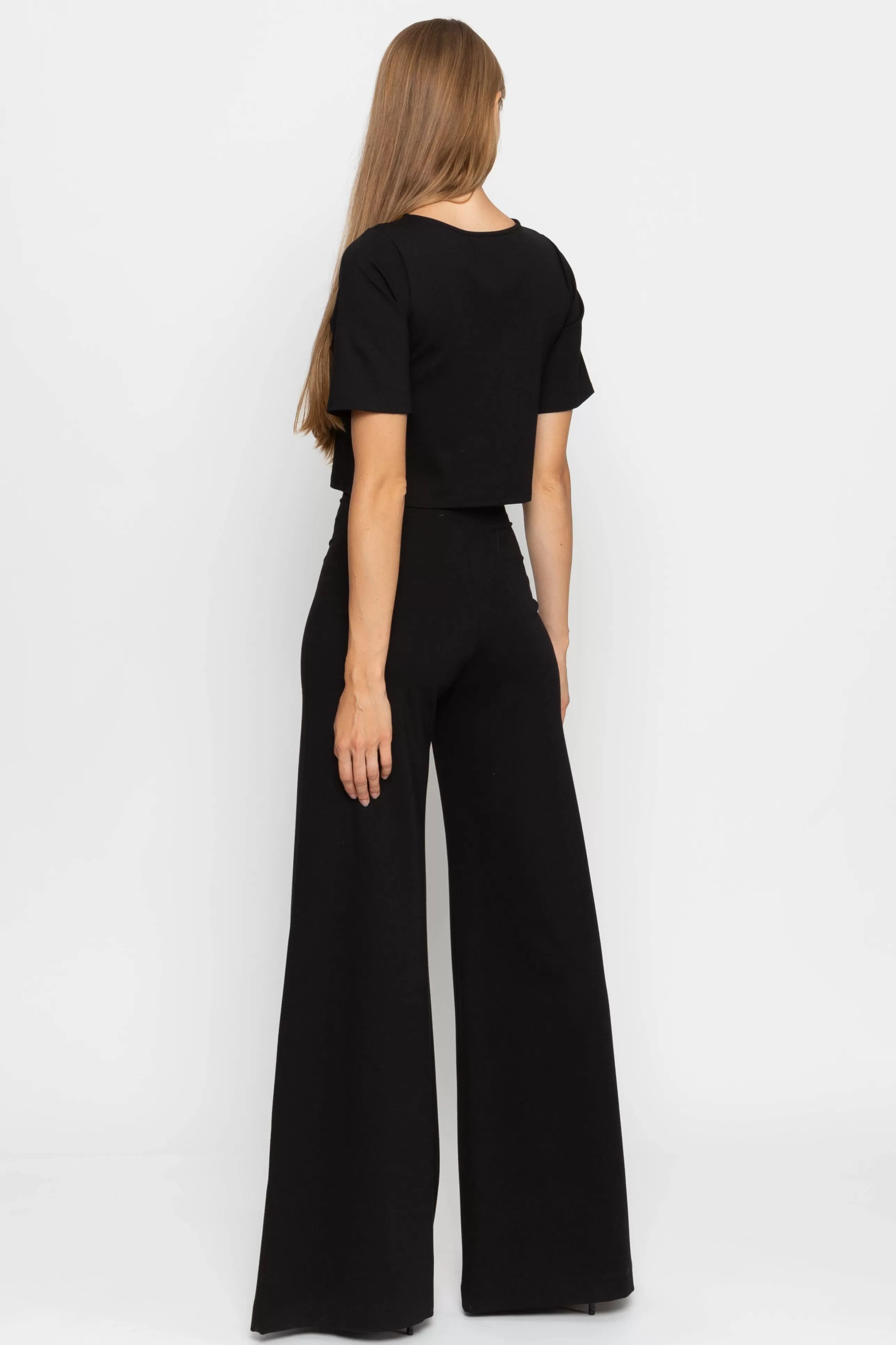 RIPLEY RADER Matching Sets^Ponte Knit Wide Leg Pant In Black