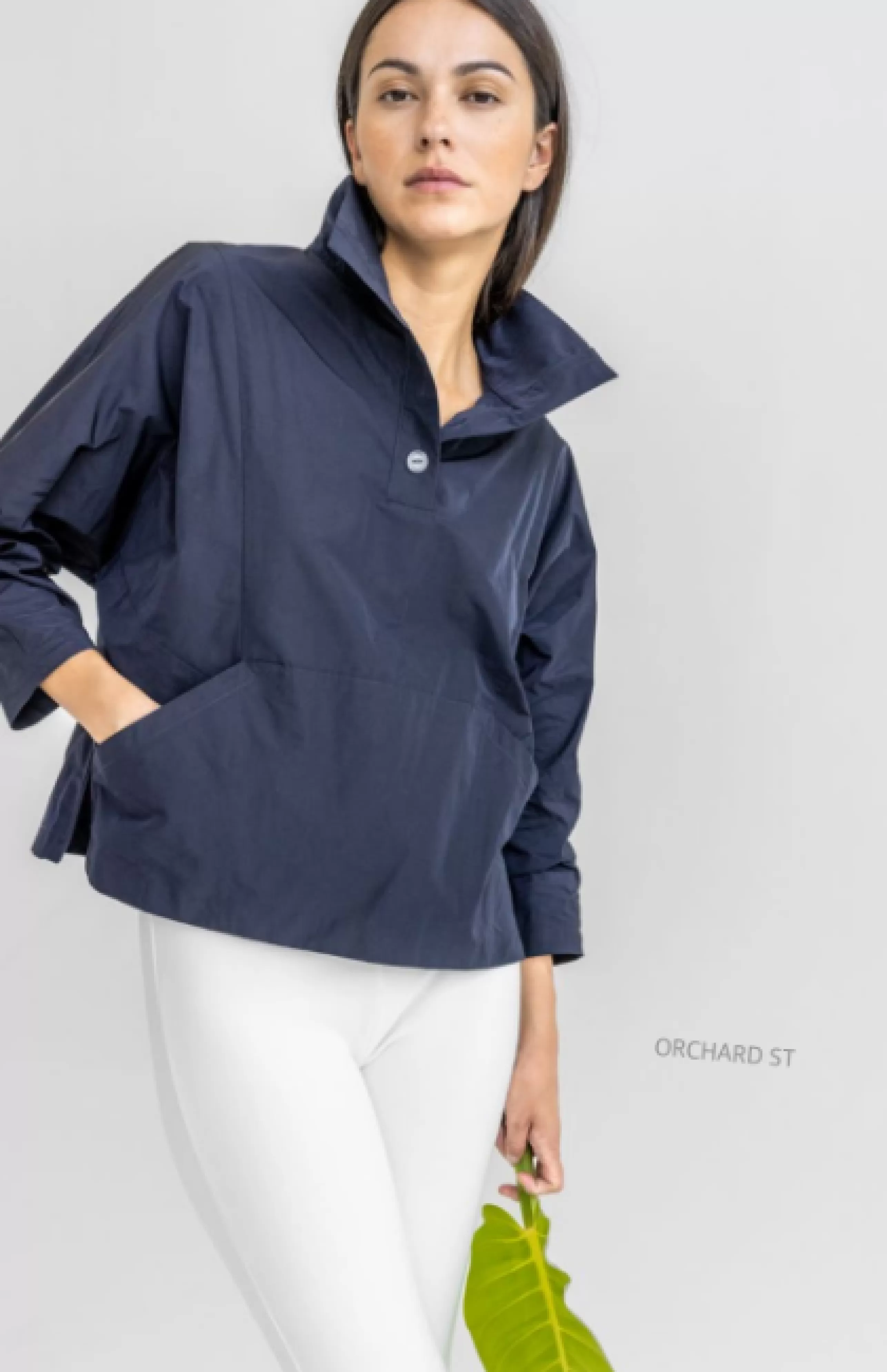 212 Goods Athelisure^Popover Jacket In Navy