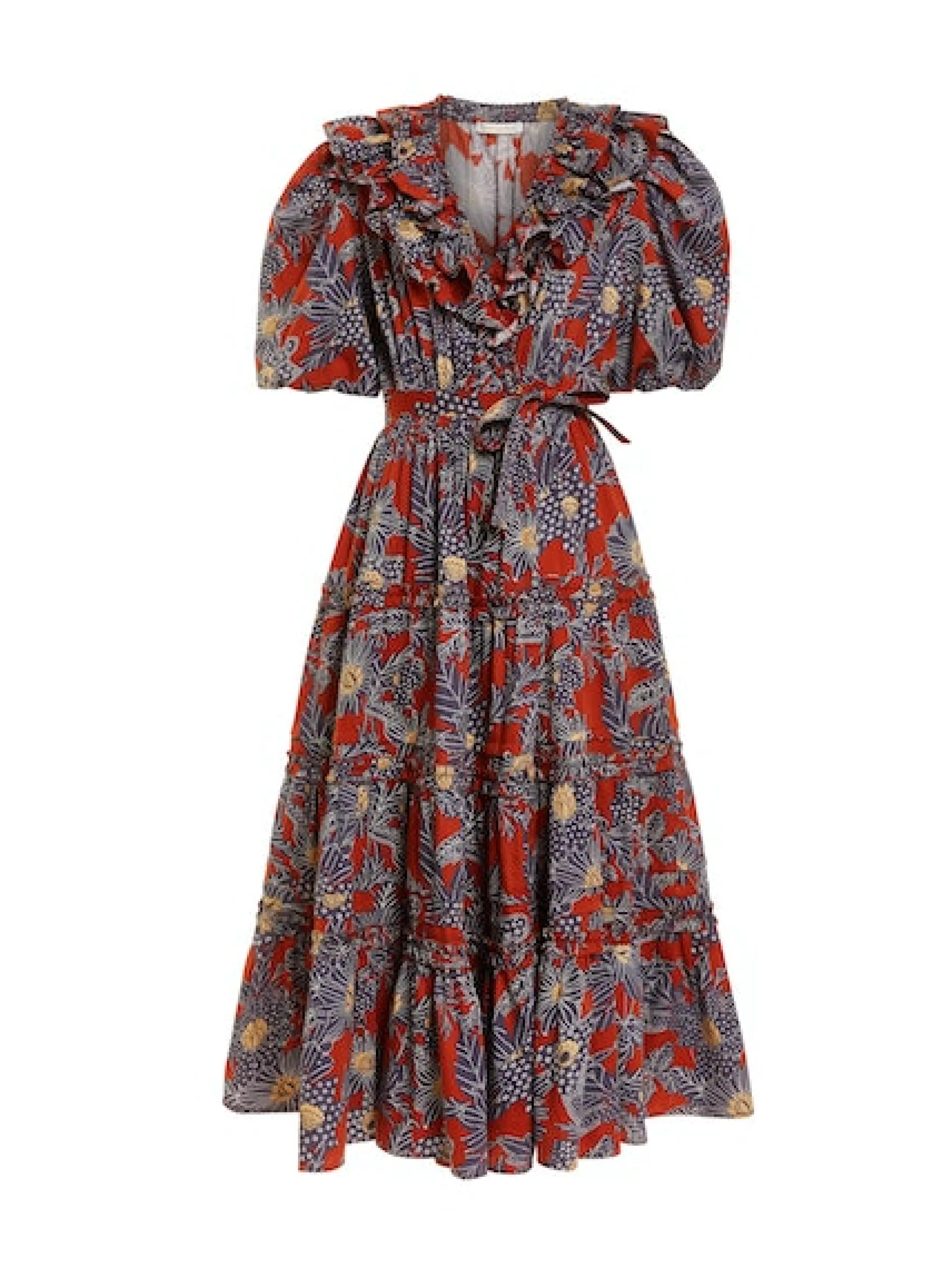 LOVE THE LABEL Dress Shop^Remy Maxi Dress In Khushi Plum Print