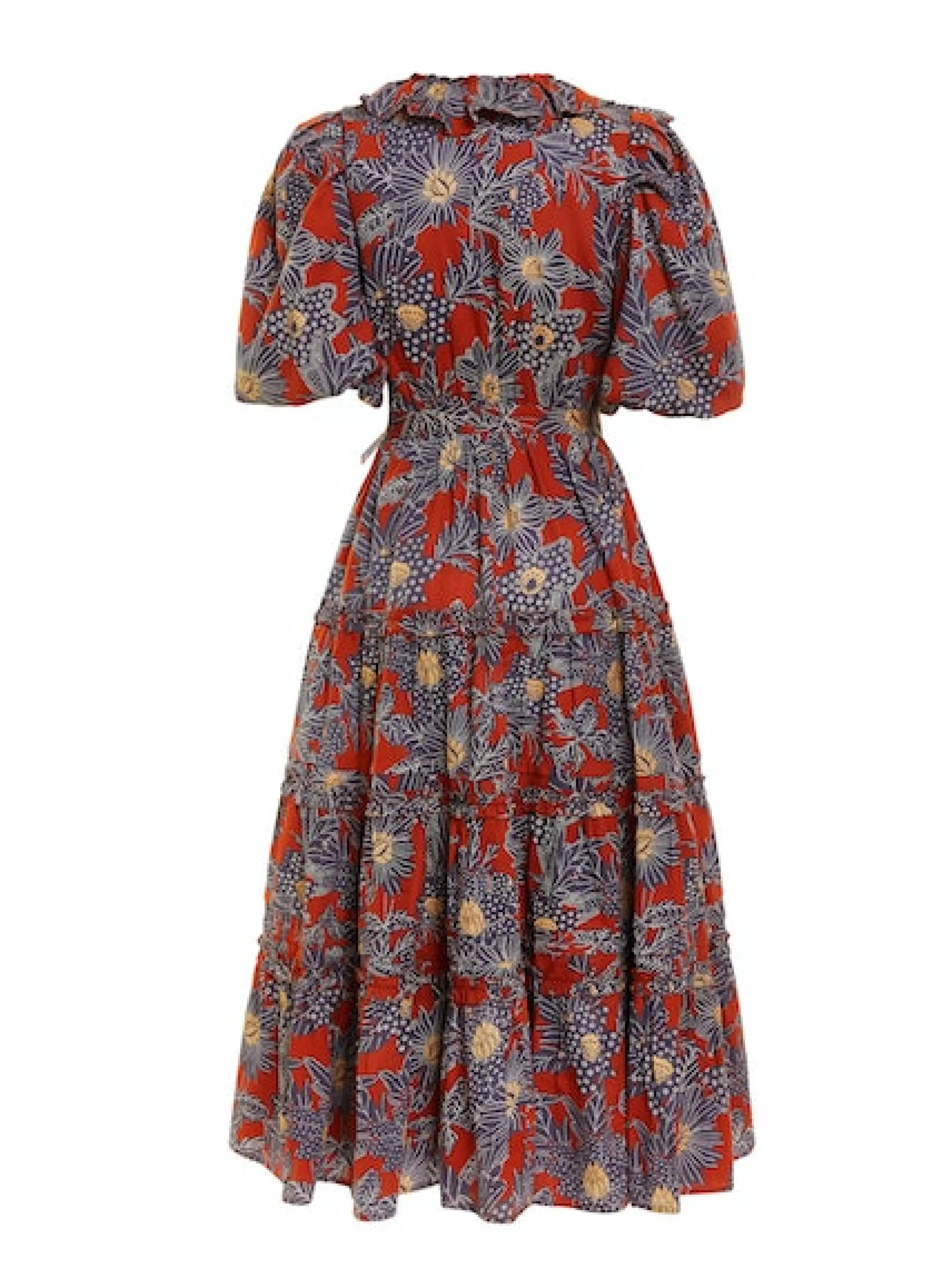 LOVE THE LABEL Dress Shop^Remy Maxi Dress In Khushi Plum Print