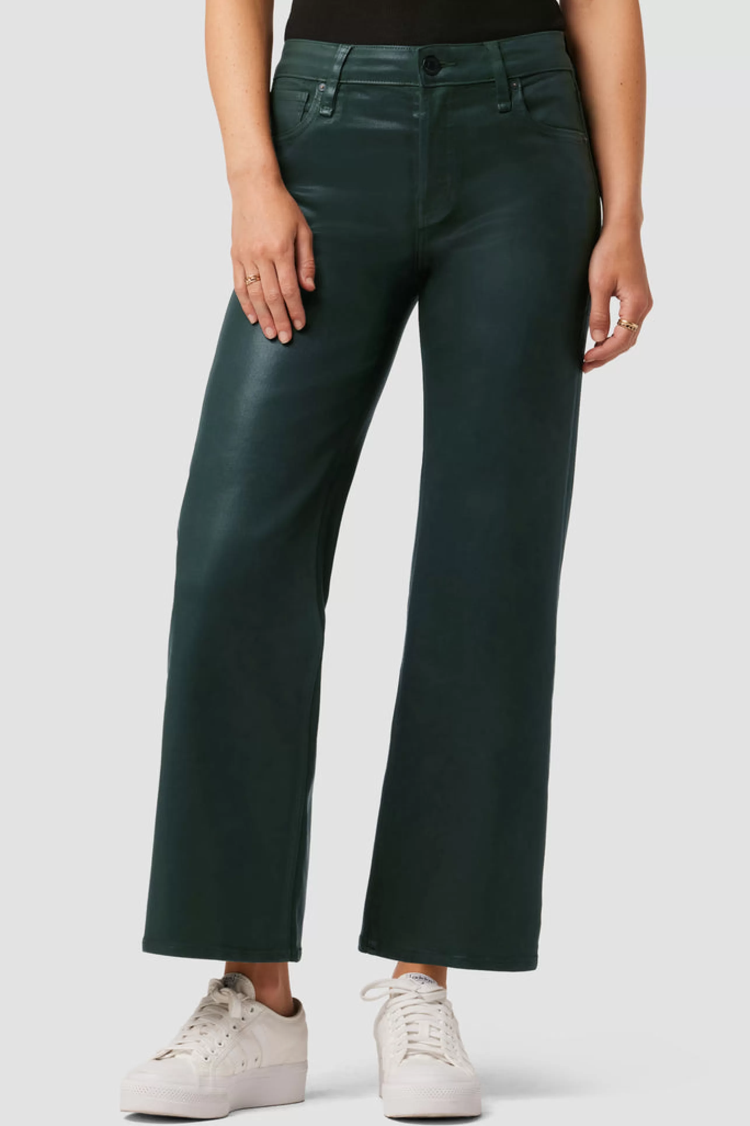 HUDSON Bottoms^Rosie High-Rise Wide Leg Ankle Jean In Scarab