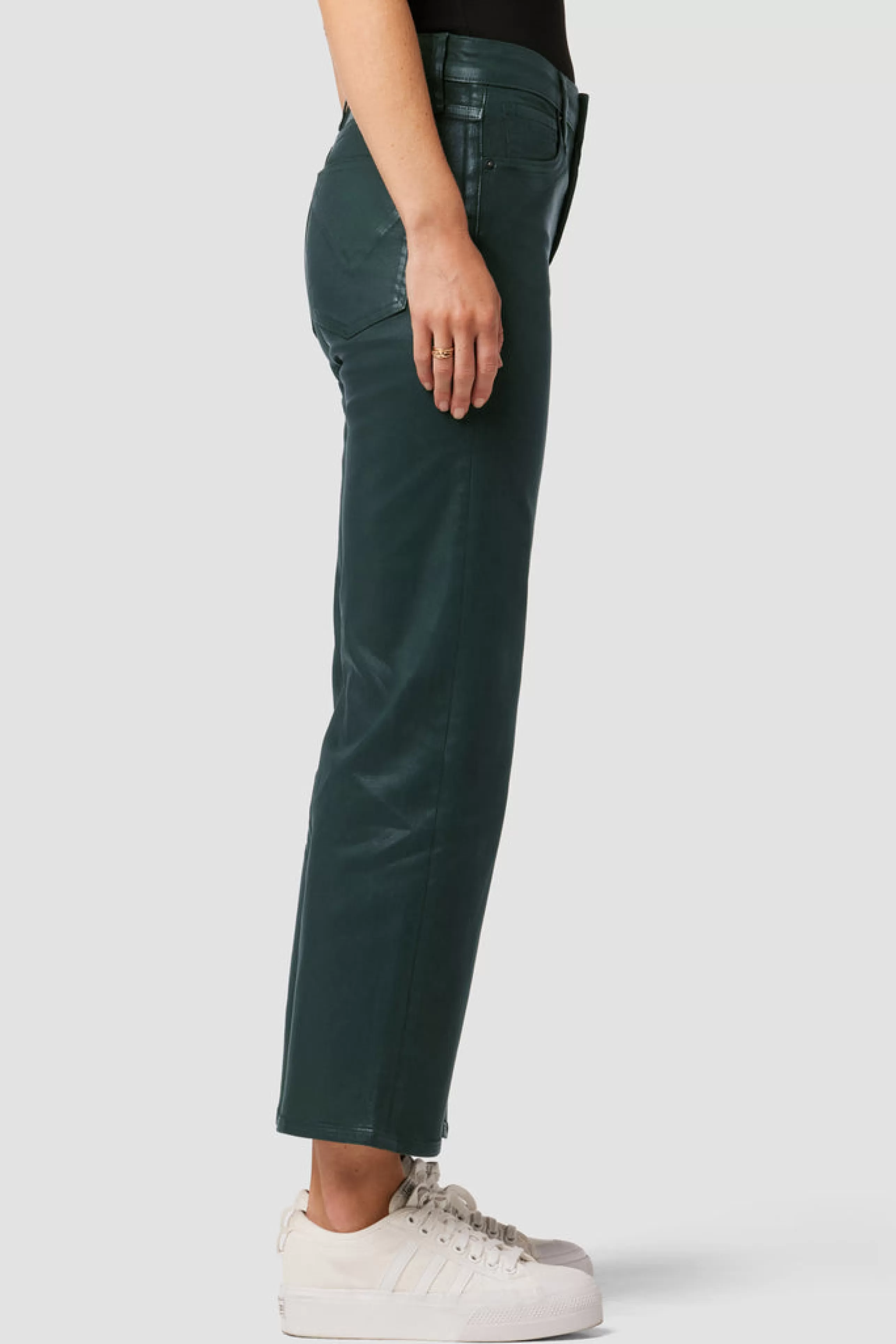 HUDSON Bottoms^Rosie High-Rise Wide Leg Ankle Jean In Scarab