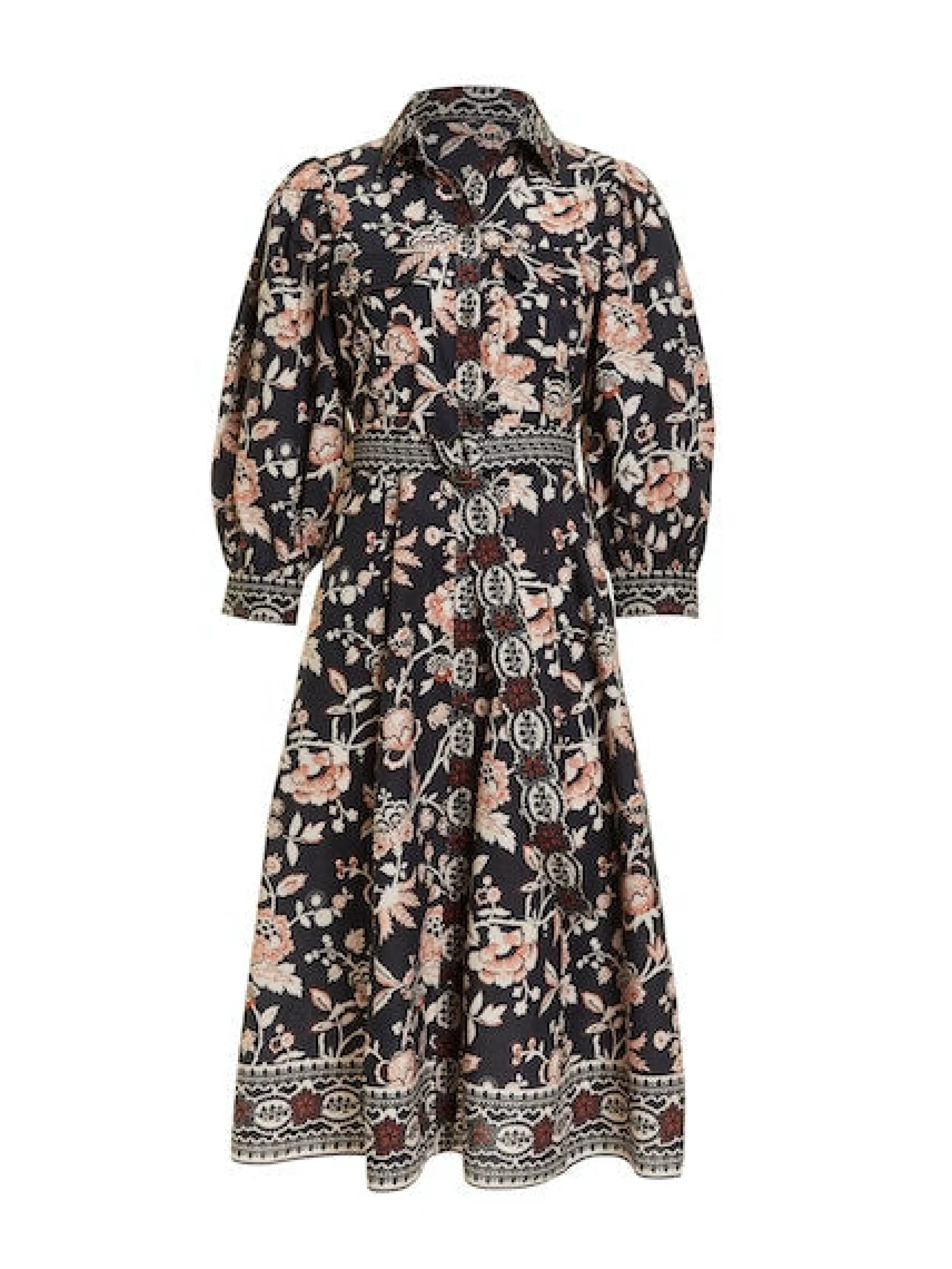 LOVE THE LABEL Dress Shop^Sula Midi Dress In Devon Print