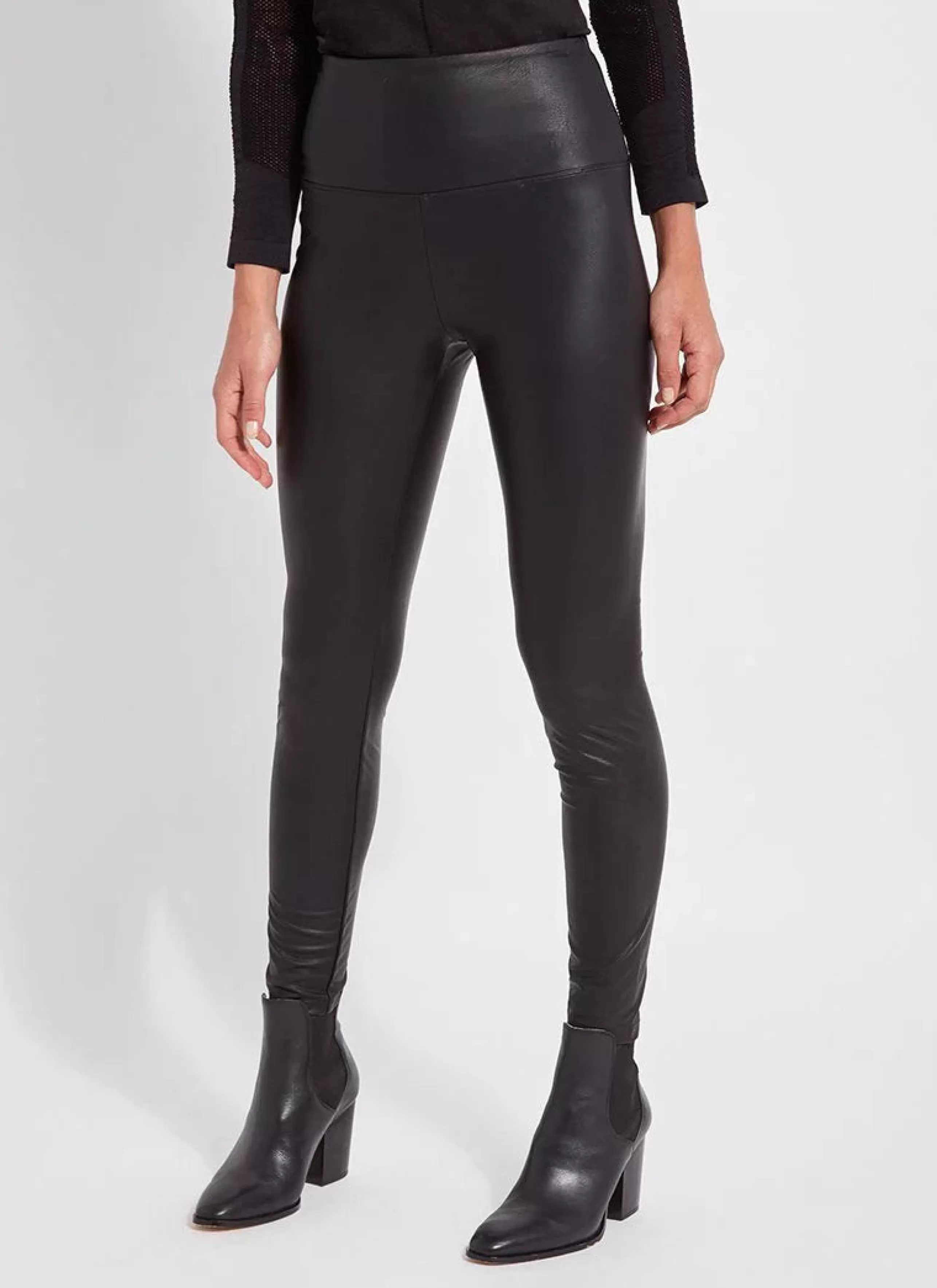 LYSSE Athelisure^Textured Vegan Leather Legging In Black